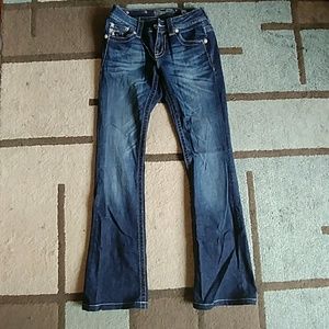 Miss Me Size 26 Embellished Bootcut Jeans